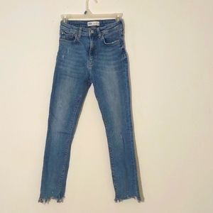 Zara Distressed Skinny Jeans